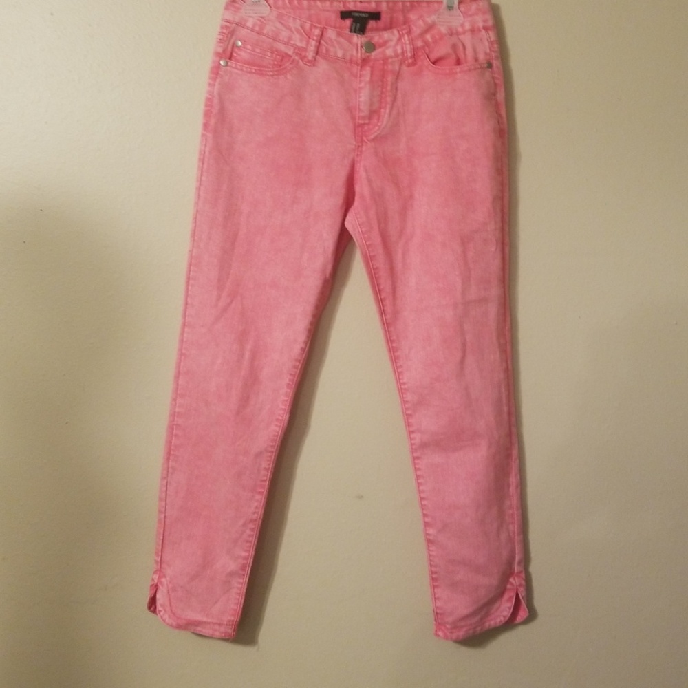 Hot pink pants